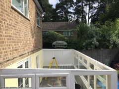 Lean to conservatory roof removal