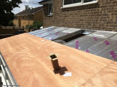 Lean to conservatory roof replacement with insulation